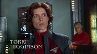 Torri Higginson im Intro der ersten Atlantis-Staffel
