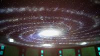 Der Holoraum generiert eine Karte der Milchstraße.