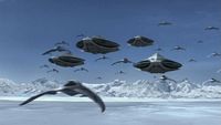 Die Flotte von Anubis in Antarktika