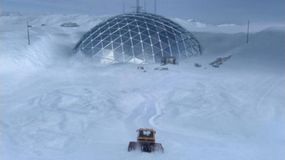 Die White Rock Forschungsstation in der Antarktis