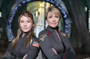 Colonel Carter und Doktor Jennifer Keller zur 4. Staffel Stargate Atlantis