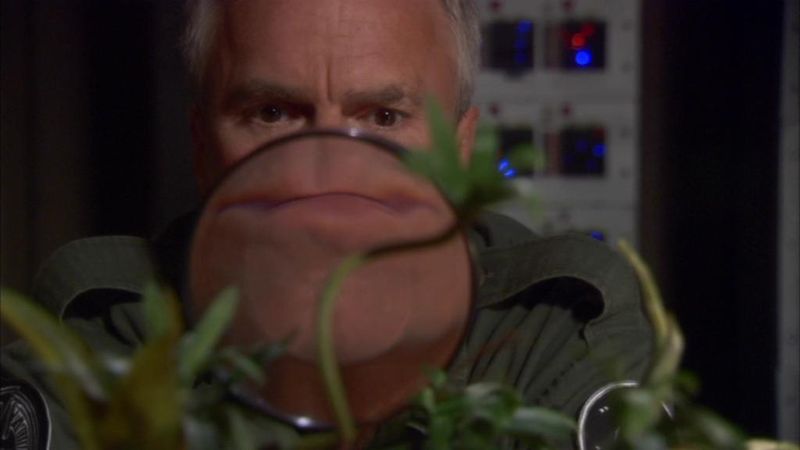 Datei:8x04 Jack betrachtet eine außeridische Pflanze.jpg