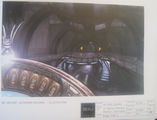 frühe Konzeptzeichnung des Raums vom Stargate aus gesehen